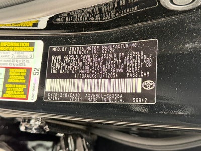 2026 Toyota Camry SE