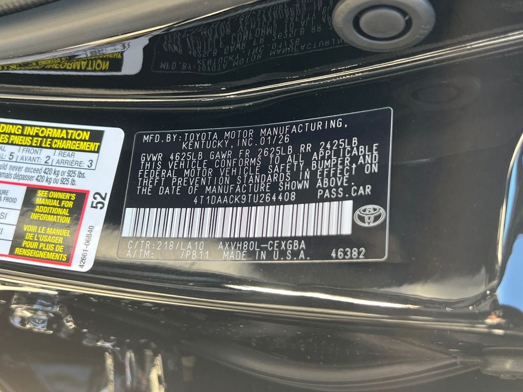 2026 Toyota Camry XLE