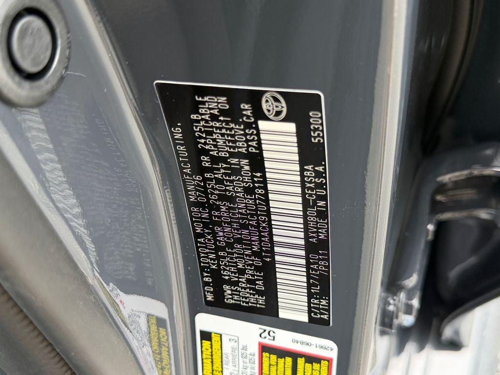 2026 Toyota Camry SE