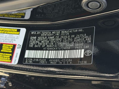 2026 Toyota Camry SE