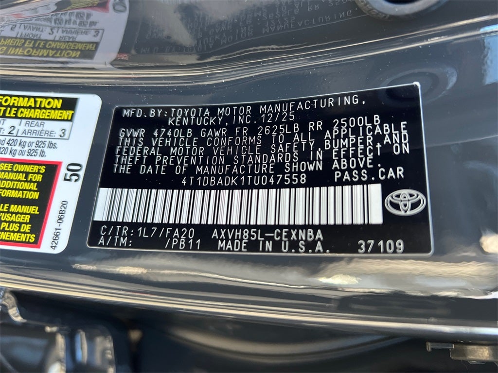 2026 Toyota Camry LE