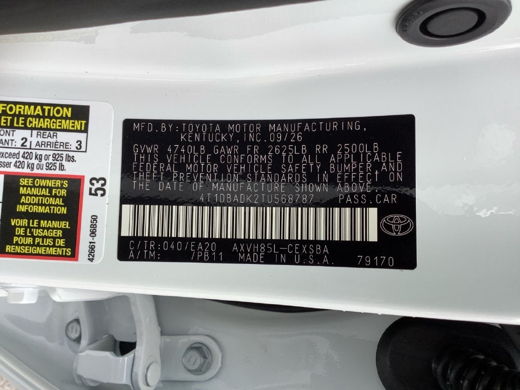 2026 Toyota Camry SE Nightshade