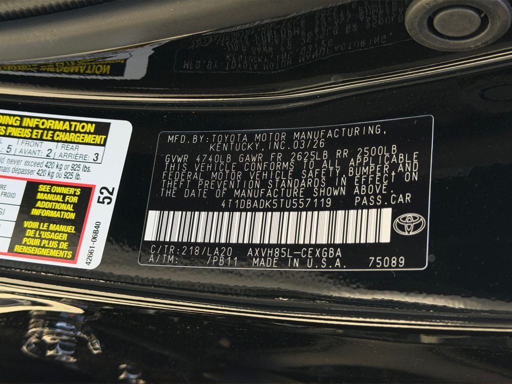 2026 Toyota Camry XLE