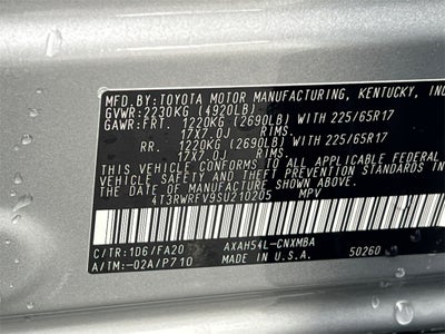 2025 Toyota RAV4 Hybrid XLE