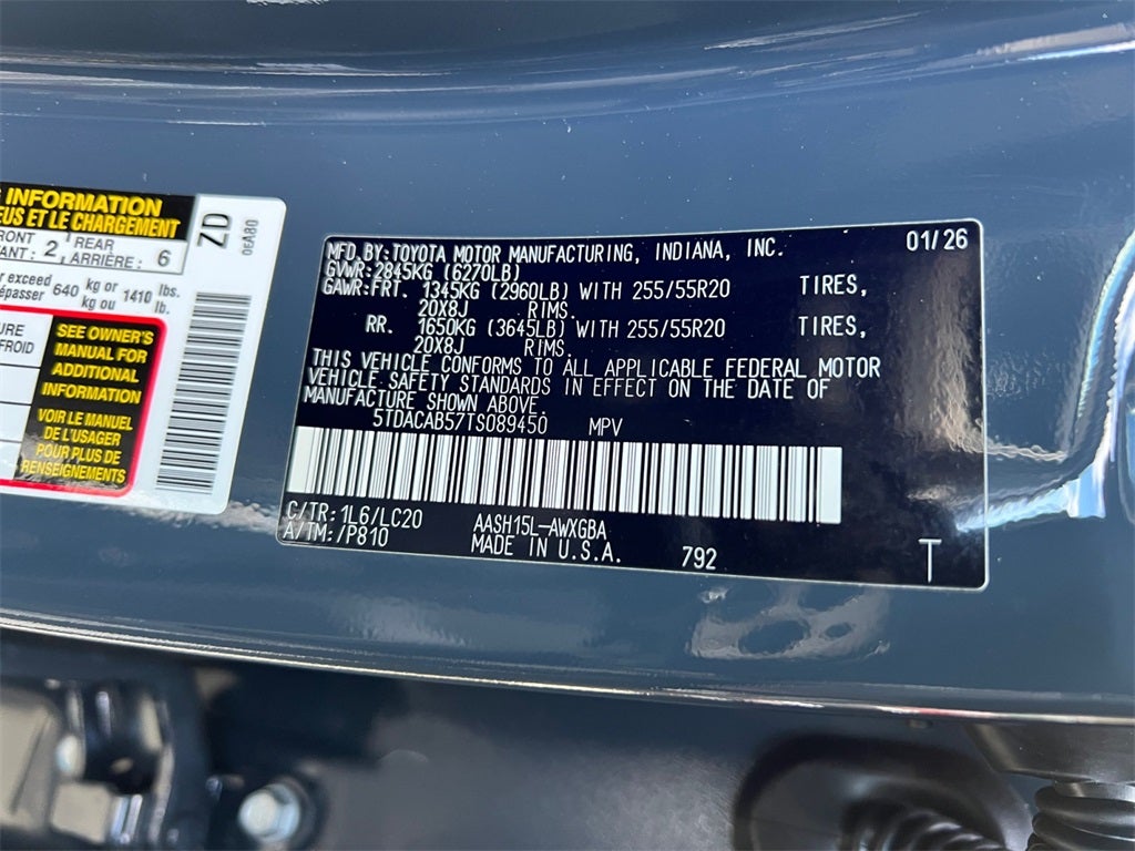 2026 Toyota Grand Highlander Hybrid Limited