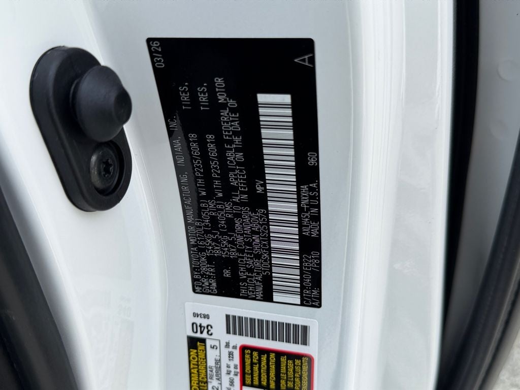 2026 Toyota Sienna Woodland Edition 7 Passenger