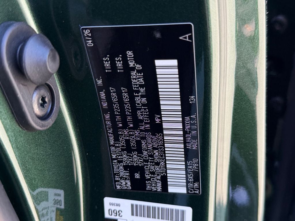 2026 Toyota Sienna XLE 7 Passenger