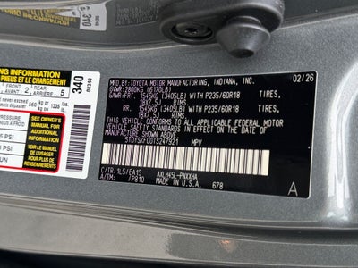 2026 Toyota Sienna XLE 7 Passenger