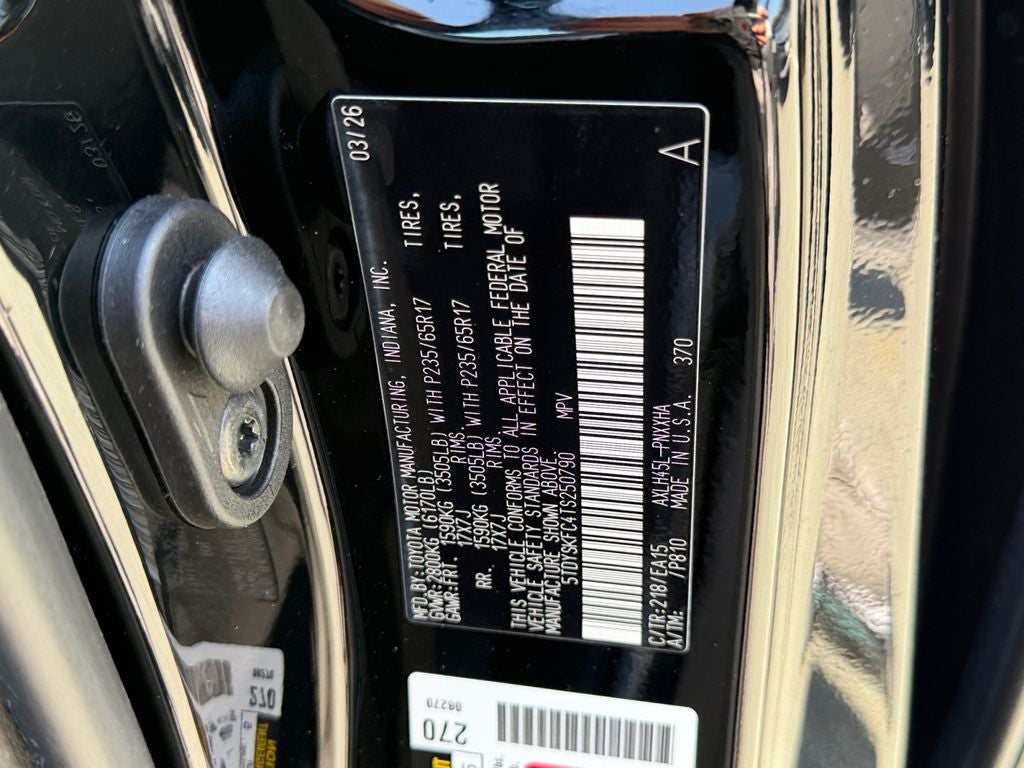 2026 Toyota Sienna XLE 7 Passenger