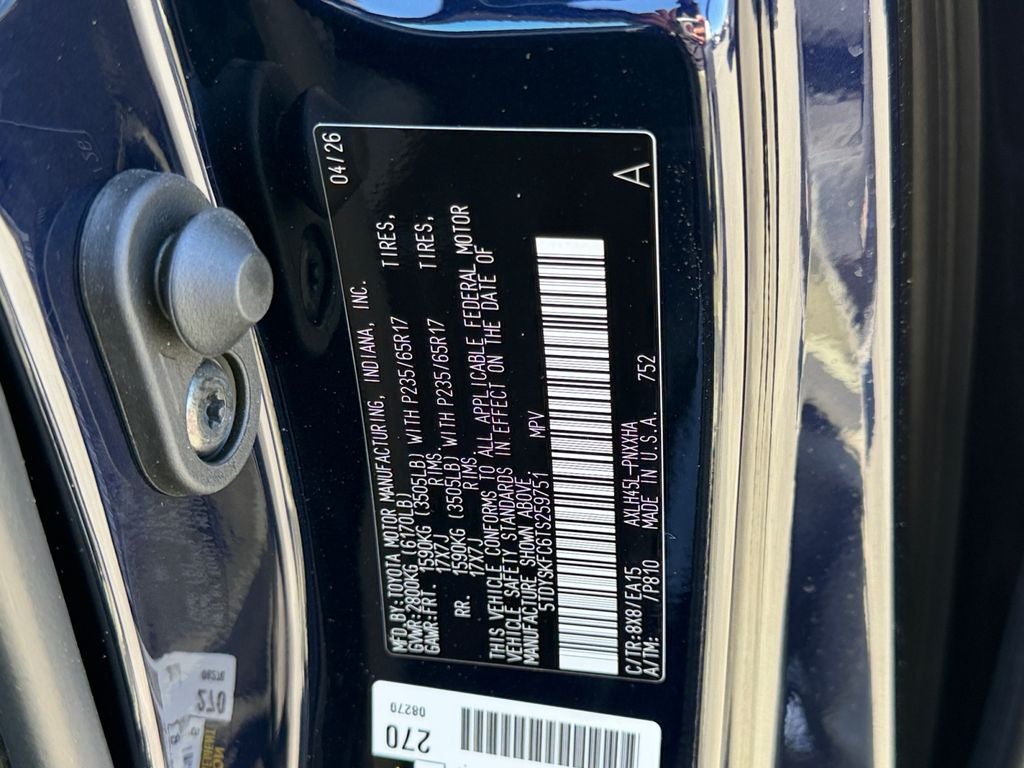 2026 Toyota Sienna XLE 7 Passenger