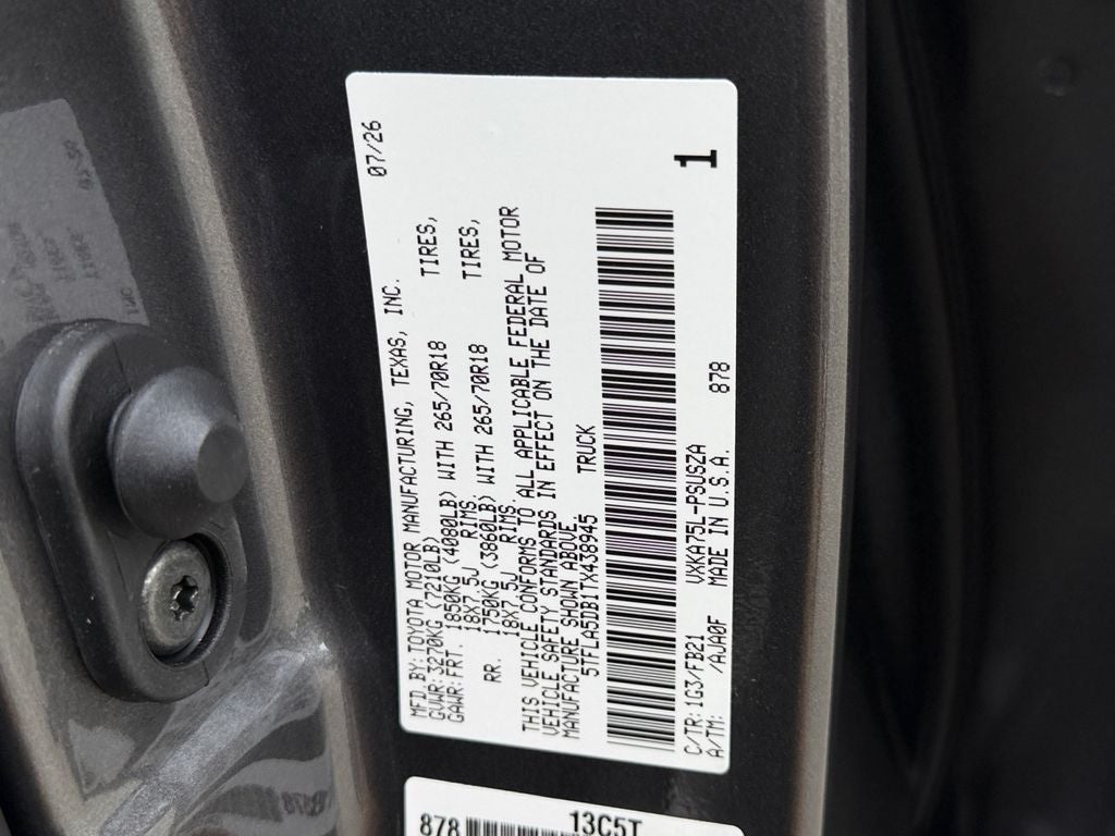 2026 Toyota Tundra SR5