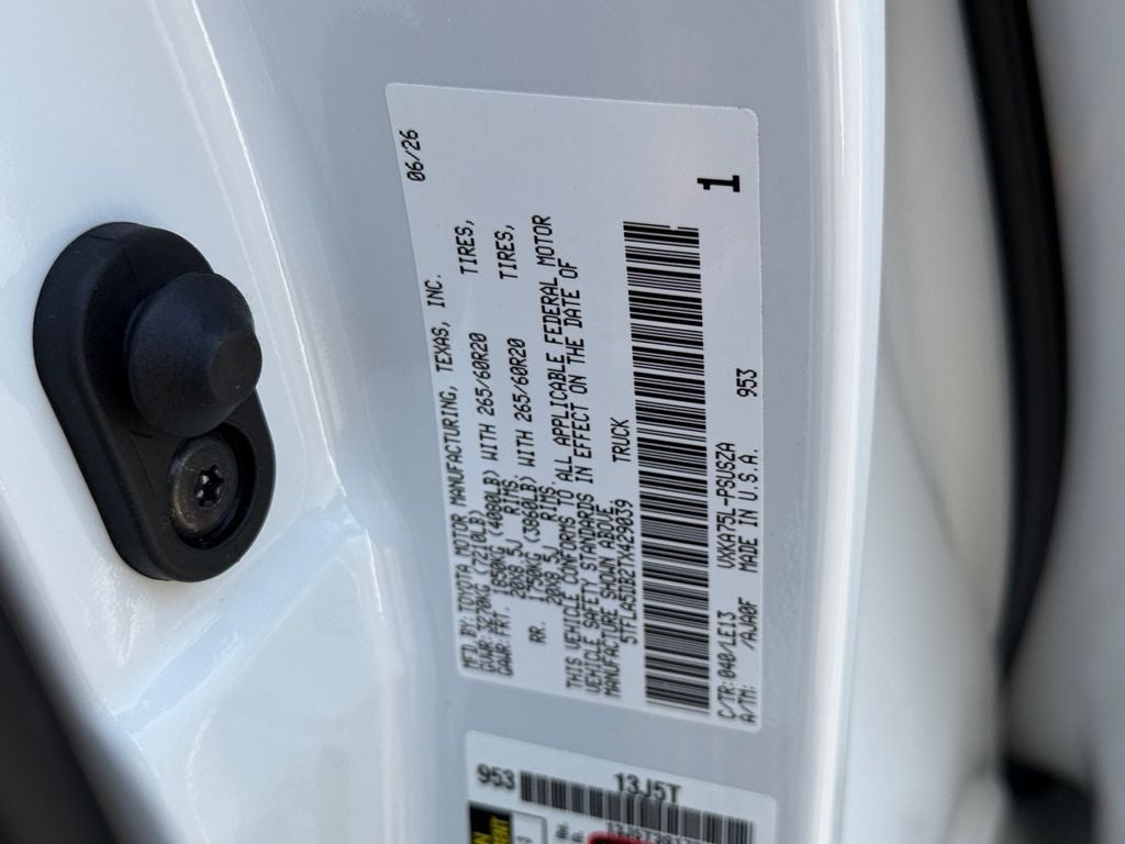 2026 Toyota Tundra SR5