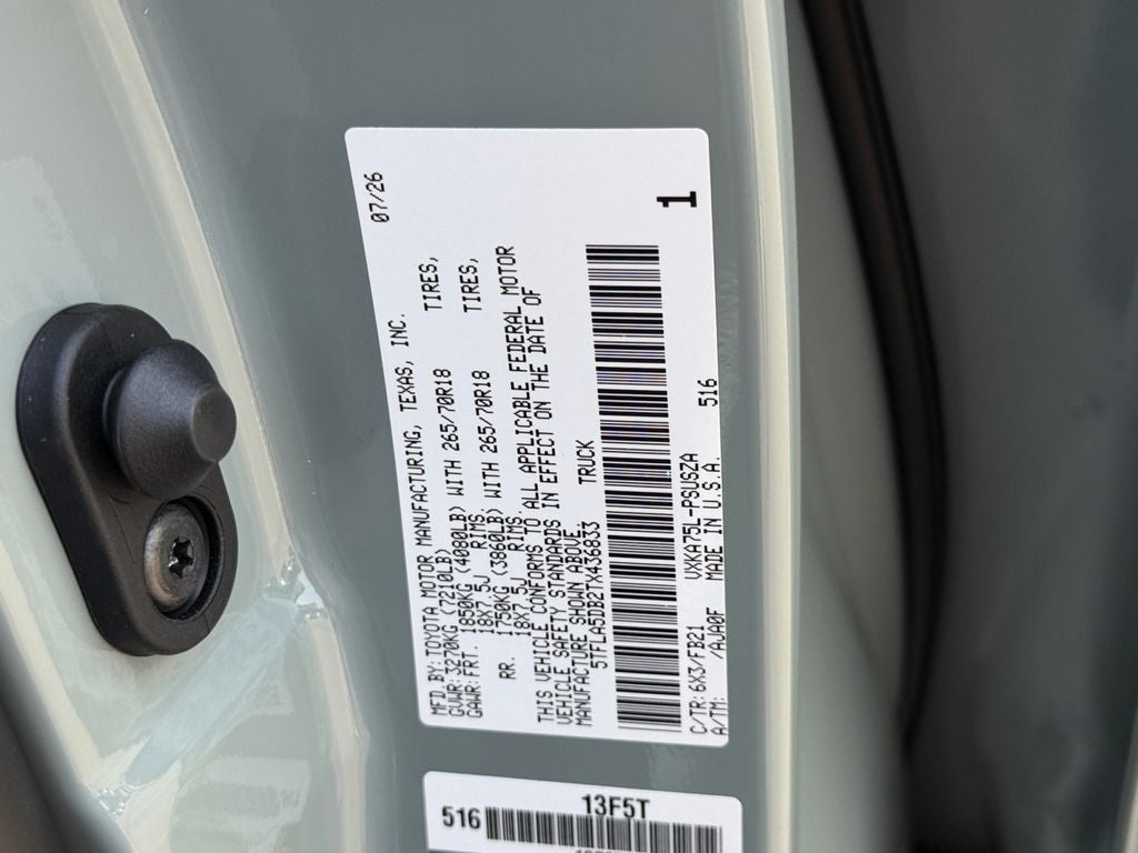 2026 Toyota Tundra SR5