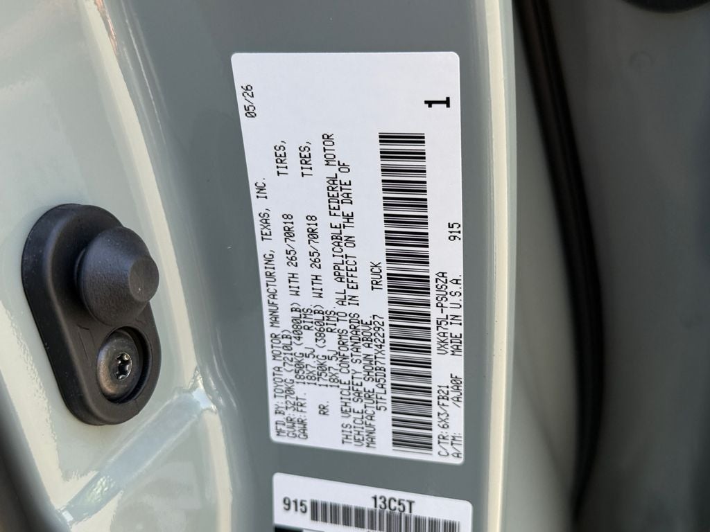 2026 Toyota Tundra SR5
