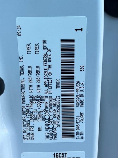 2025 Toyota Tundra SR5