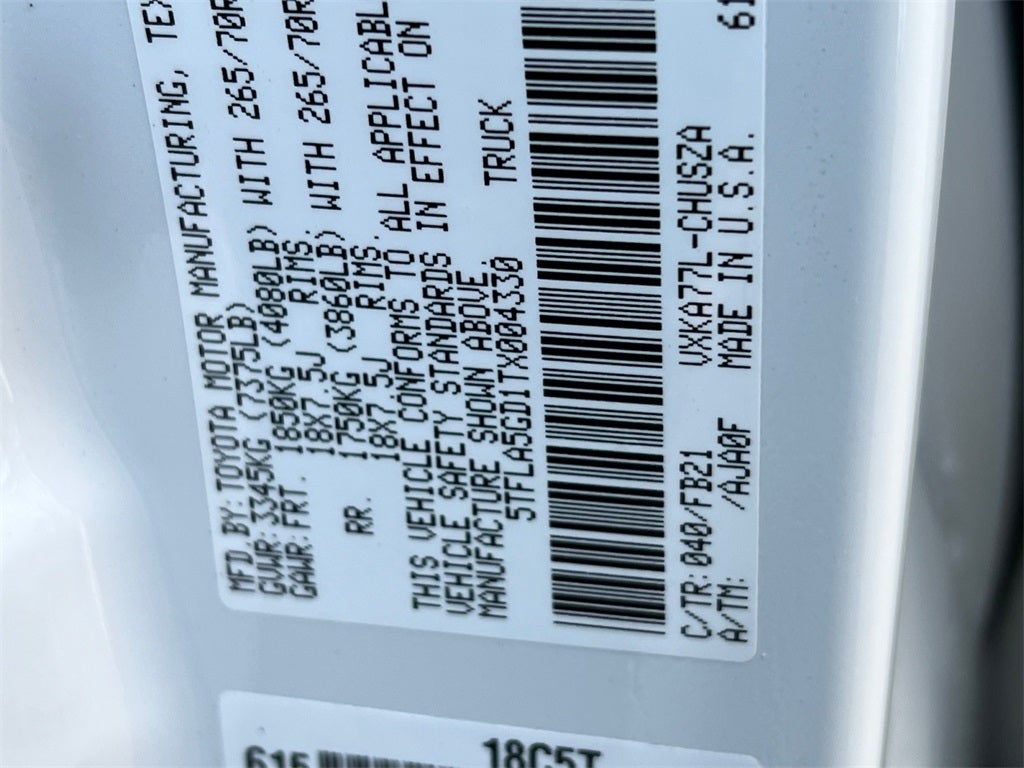 2026 Toyota Tundra SR5