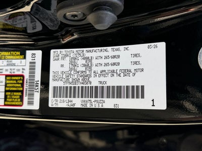 2026 Toyota Tundra 1794
