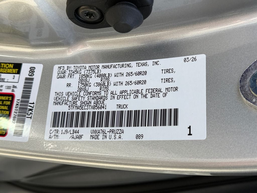 2026 Toyota Tundra 1794