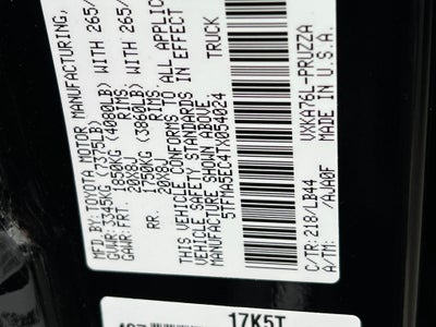 2026 Toyota Tundra 1794