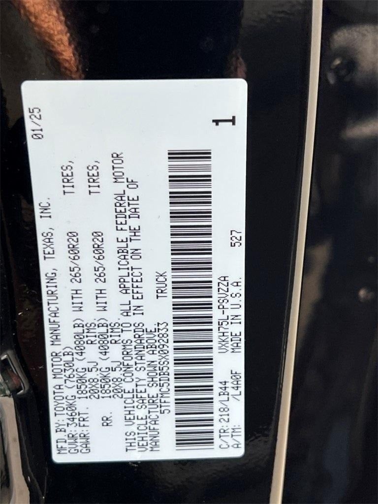 2025 Toyota Tundra Hybrid 1794 Edition