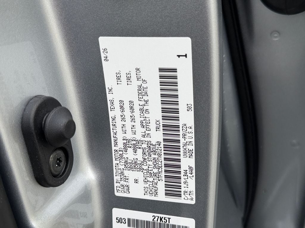 2026 Toyota Tundra Hybrid 1794 Edition