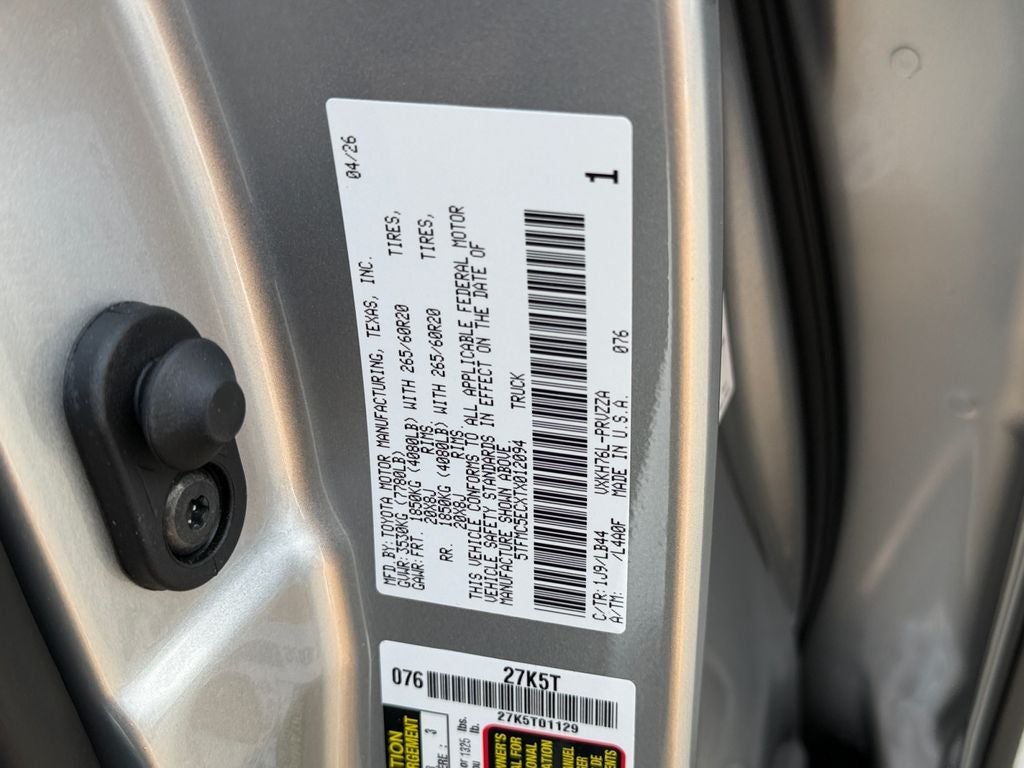 2026 Toyota Tundra Hybrid 1794 Edition