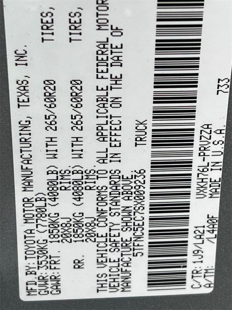 2025 Toyota Tundra Hybrid Platinum