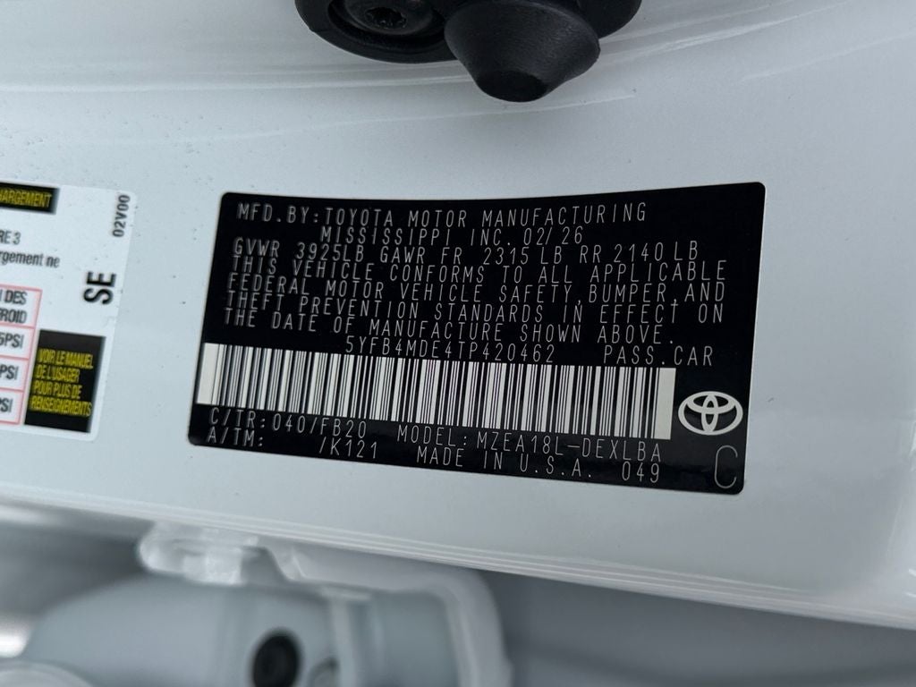 2026 Toyota Corolla LE