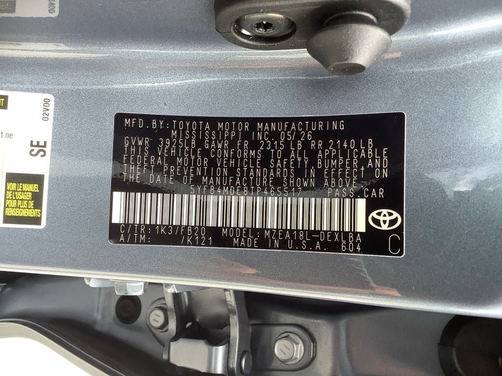 2026 Toyota Corolla LE