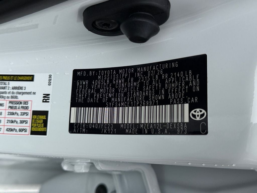 2026 Toyota Corolla SE