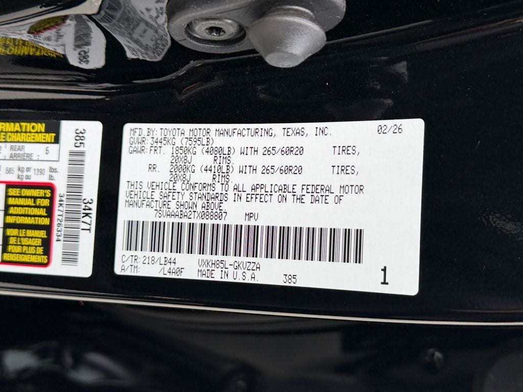 2026 Toyota Sequoia 1794 Edition