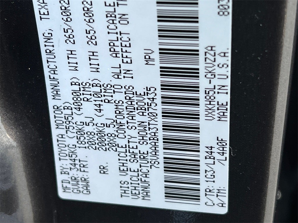 2026 Toyota Sequoia 1794 Edition