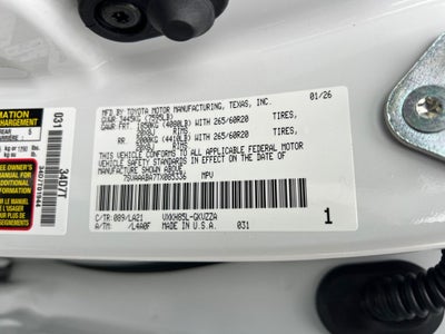 2026 Toyota Sequoia Platinum