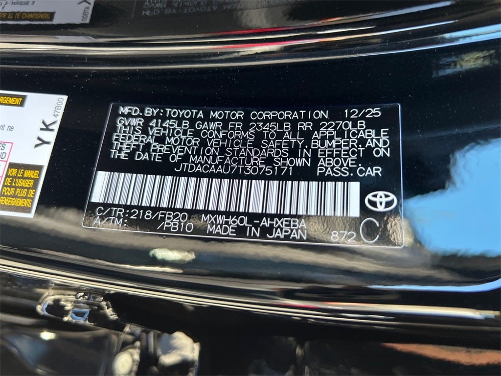 2026 Toyota Prius LE