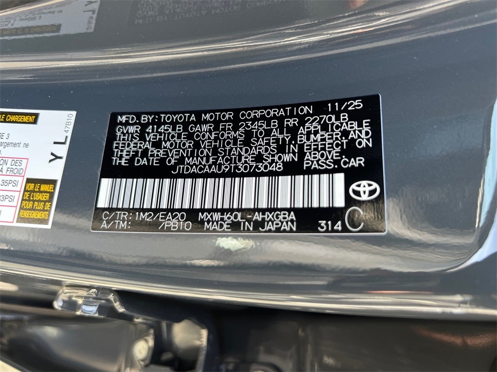 2026 Toyota Prius XLE