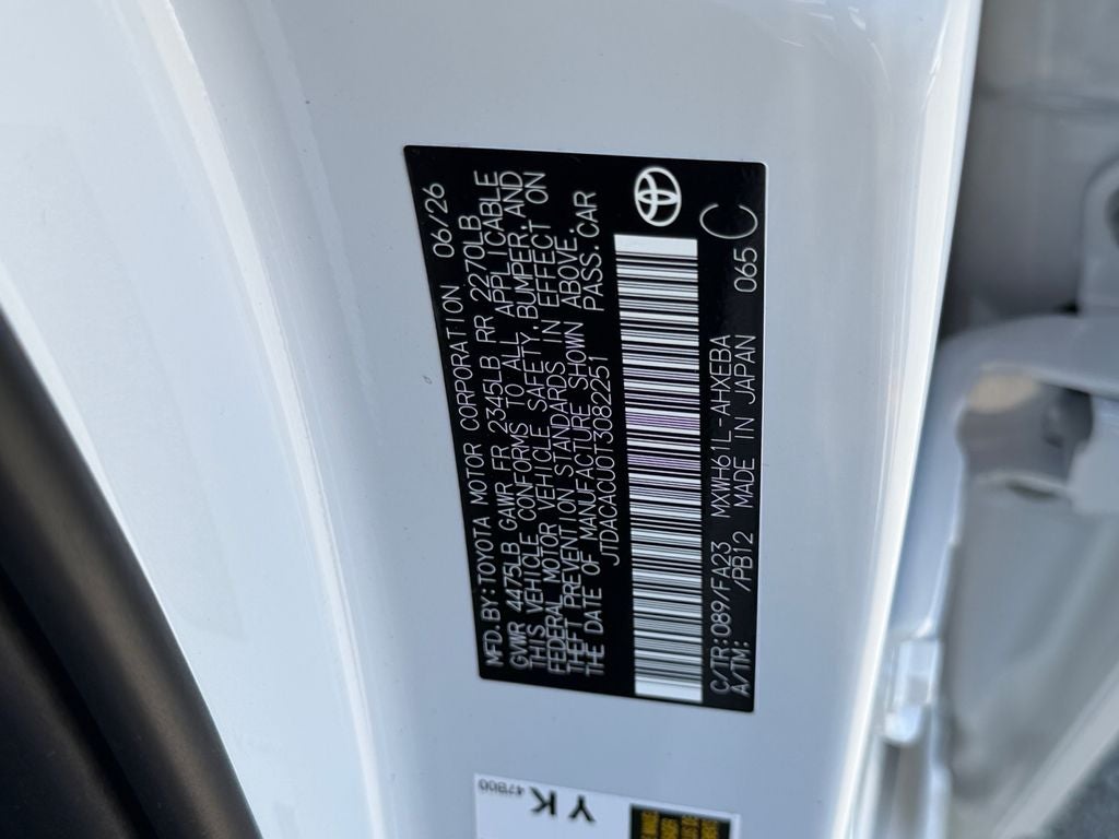 2026 Toyota Prius Plug-In Hybrid SE
