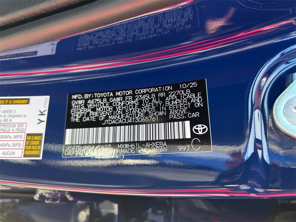 2026 Toyota Prius Plug-In Hybrid SE