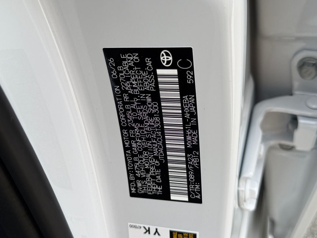 2026 Toyota Prius Plug-In Hybrid SE