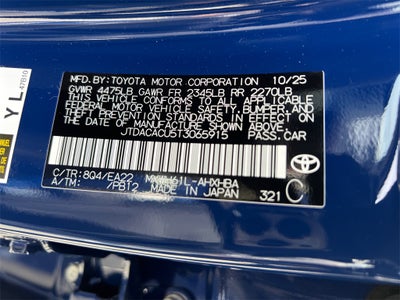 2026 Toyota Prius Plug-In Hybrid XSE Premium