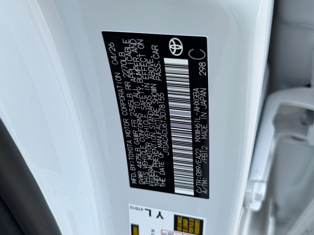 2026 Toyota Prius Plug-In Hybrid XSE