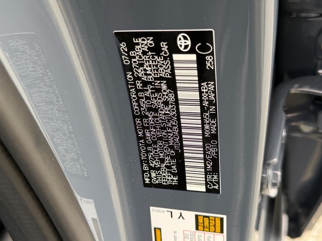 2027 Toyota Prius Limited