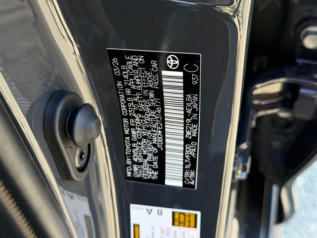 2026 Toyota Corolla Hybrid LE