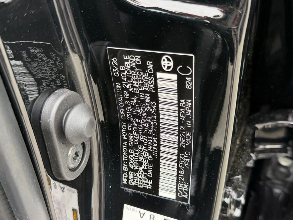 2026 Toyota Corolla Hybrid LE