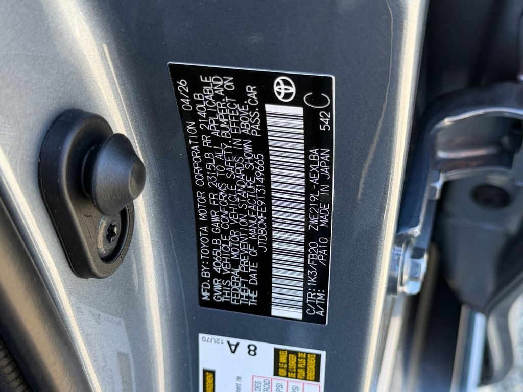 2026 Toyota Corolla Hybrid LE
