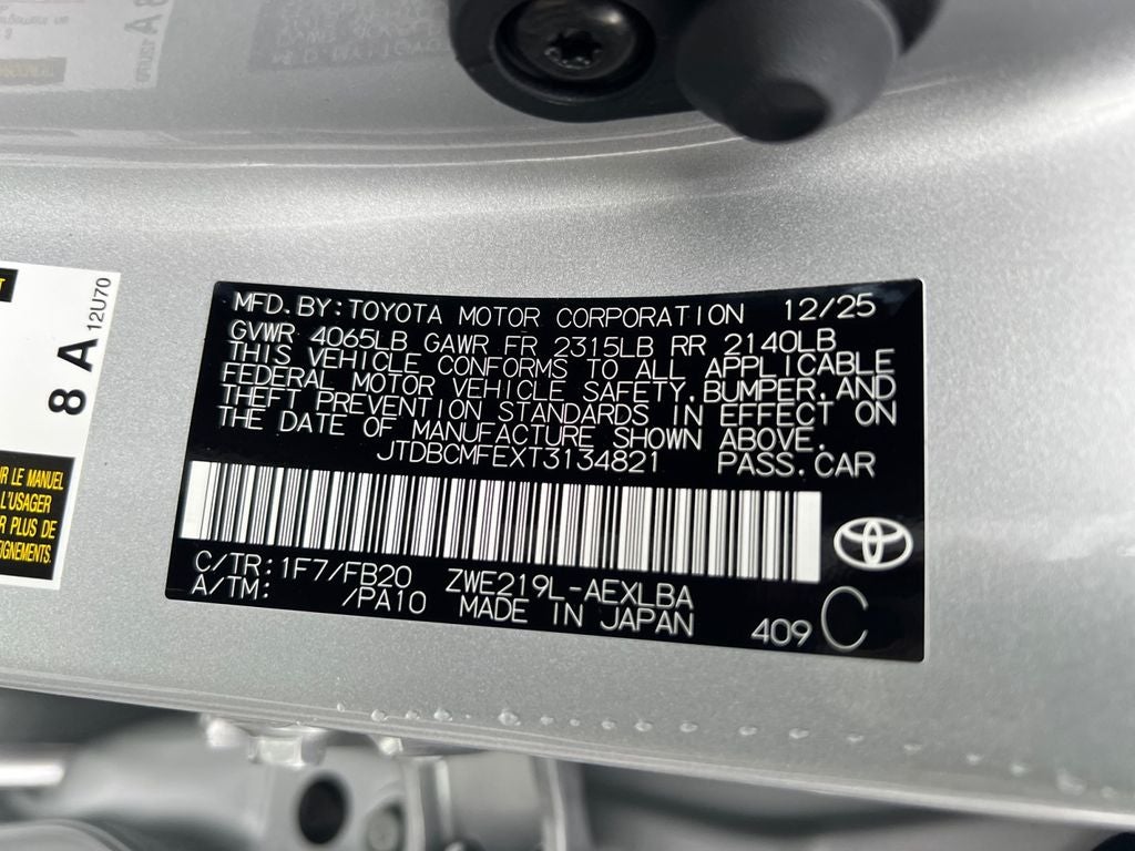 2026 Toyota Corolla Hybrid LE