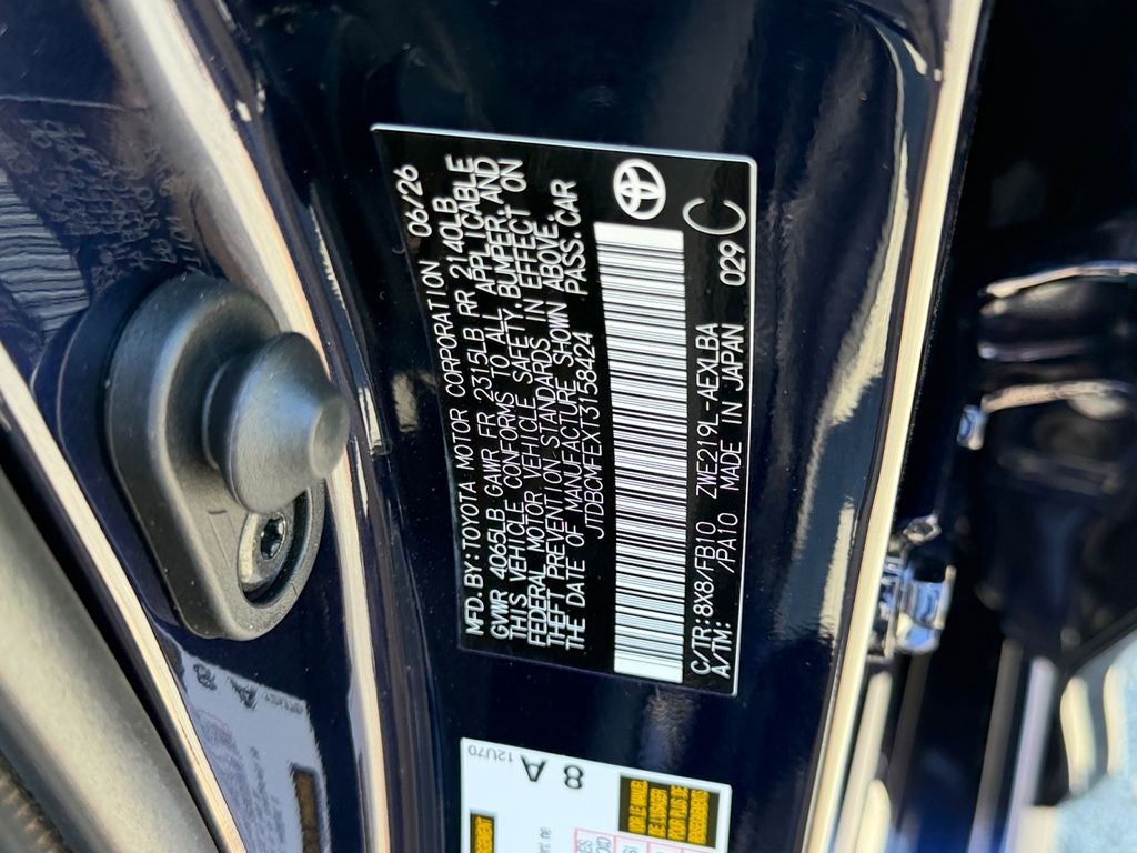 2026 Toyota Corolla Hybrid LE