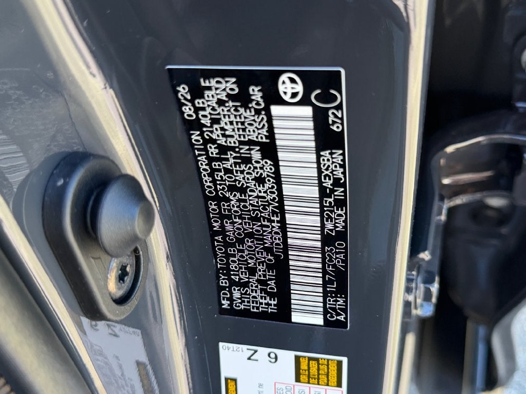 2027 Toyota Corolla Hybrid SE