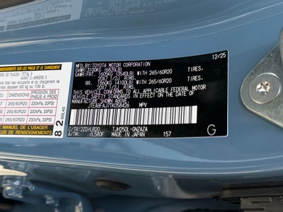 2026 Toyota Land Cruiser Base