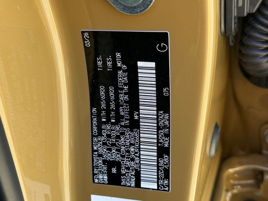 2026 Toyota Land Cruiser Base