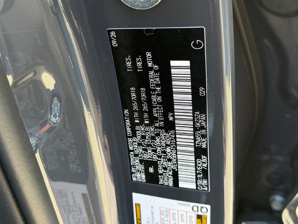 2026 Toyota 4Runner TRD Off-Road Premium